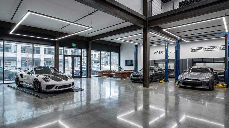 探花汽车改装门店